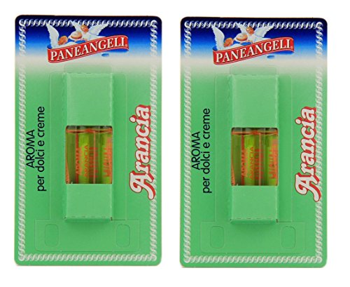 Paneangeli Arancia Aroma für Gebäck, zwei Vlies, je 2 ml, 2 Stück von Paneangeli