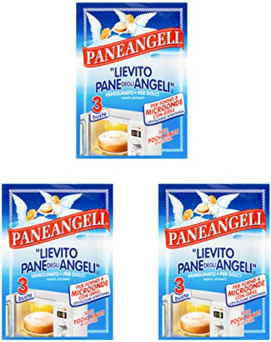 Paneangeli Hefe für Mikrowelle mit Grill, 3 Stück, 3 Stück von Paneangeli