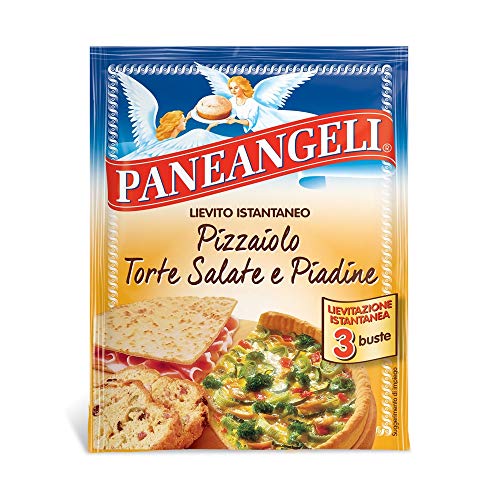 Paneangeli Lievito Pizzaiolo Torte Salate e Piadine istant hefe Mischung ( 3 x 15g ) 100% Italienische Hefe von Paneangeli
