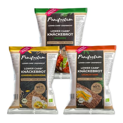 Low Carb Knäckebrot Probierpaket * Low Carb Knäckebrot Probierpaket * von Panifactum