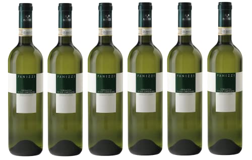 6x 0,75l - Panizzi - Vernaccia di San Gimignano D.O.C.G. - Toscana - Italien - Weißwein trocken von Panizzi