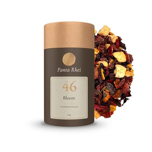Hochwertiger Früchtetee Bloom – Loser Tee mit Blutorange, Hibiskus & Zitrus | Aromatisch & koffeinfrei | Heiß & kalt genießen | 120 g nachhaltig verpackt von Panta Rhei