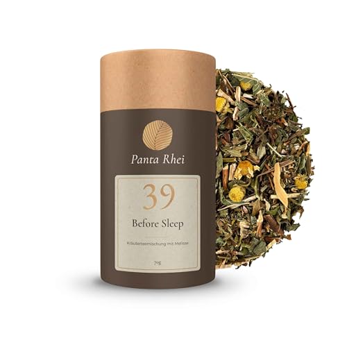 Premium Schlaftee Before Sleep 70g | Loser Kräutertee mit Melisse und Kamille | Abendtee in recycelbare Verpackung von Panta Rhei