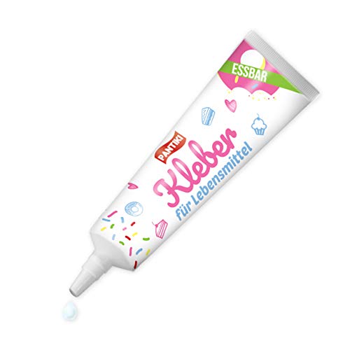 PANTIKI Lebensmittelkleber Tube 20g - Farbe: transparent - wiederverschließbar | Essbarer Kleber für Lebkuchenhaus Lebensmittelkleber auf Torten Fondant kleben essbar lebensmitteltauglich PANTIKI Lebensmittelkleber Tube 20g - Farbe: transparent - wiederverschließbar | Essbarer Kleber für Lebkuchenhaus Lebensmittelkleber auf Torten Fondant kleben essbar lebensmitteltauglich von Pantiki