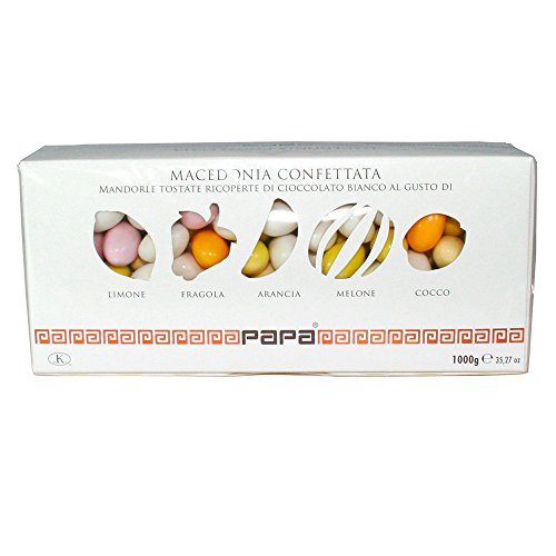 Konfetti Konfettata Mazedonien 5 Gusti - Papa DolceAmaro 1kg - Bunte Mandeln mit Fruchtschokoladenmandeln - Glutenfrei Konfetti Konfettata Mazedonien 5 Gusti - Papa DolceAmaro 1kg - Bunte Mandeln mit Fruchtschokoladenmandeln - Glutenfrei von Papa Dolce Amaro