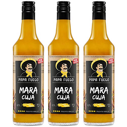 Papa Fuego Mexikaner | Tomatenschnaps (3x Maracuja) von Papa Fuego