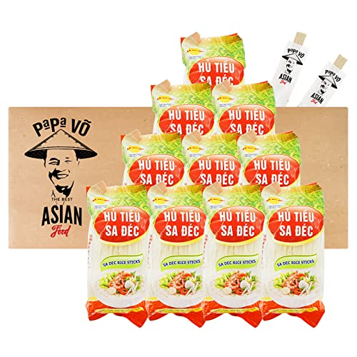 10er Pack (10x 400g) Sa Giang Hu Tieu Tapiokanudeln (Papa Vo®) von Papa Vo