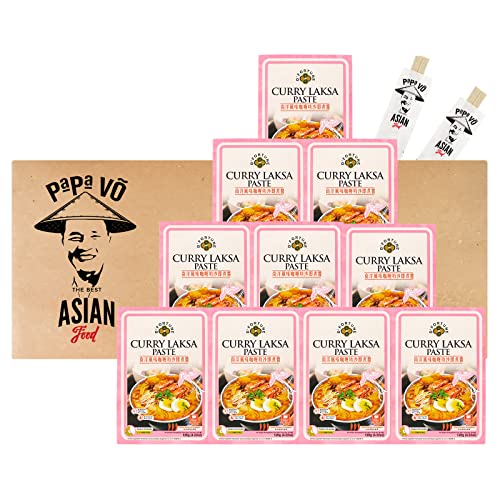 10er Pack (10x120g) D´Fortune Curry Laksa Paste (Papa Vo®) von Papa Vo