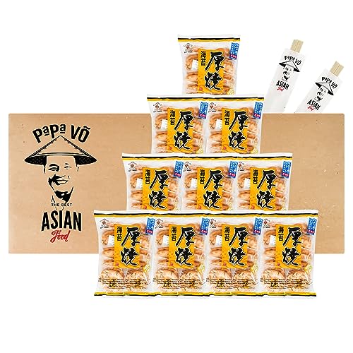 10er Pack (10x160g) Want Want Seaweed Reiscracker (Papa Vo®) von Papa Vo