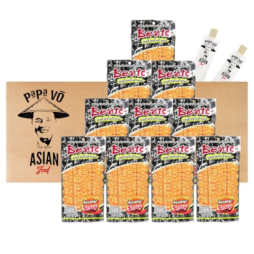 10er Pack (10x20g) Bento Mix Seafood Snack Angry Spicy (Papa Vo®) von Papa Vo