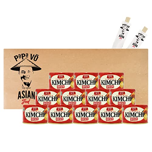 12er Dosen (12x160g) Dongwon Yangban Eingelegter Kimchi (Papa Vo ®) von Papa Vo