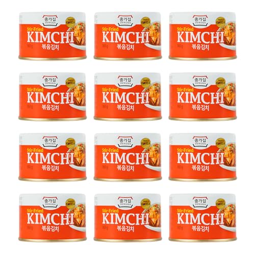 12er Pack (12x160g) Jongga Stir Fried Kimchi von Papa Vo