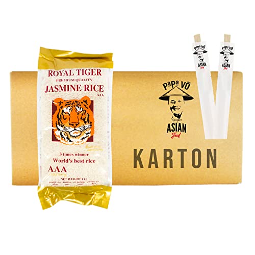 12er Pack (12x1kg) Royal Tiger Jasmin Reis (Papa Vo®) von Papa Vo