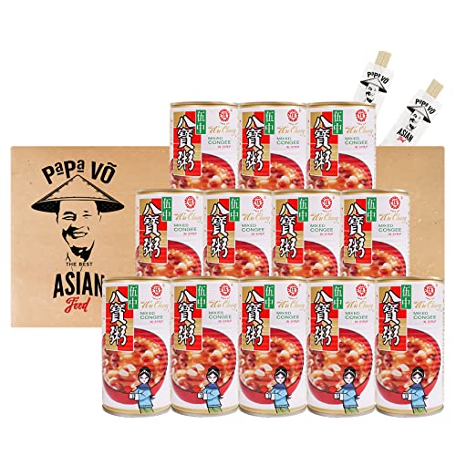 12er Pack (12x380g) Wu Chung Mixed Congee Süße Dessert Suppe (Papa Vo®) von Papa Vo