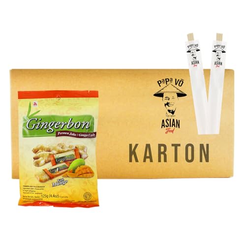 20er Pack (20x125g) Agel Gingerbon mit MANGO Geschmack (Papa Vo®) von Papa Vo