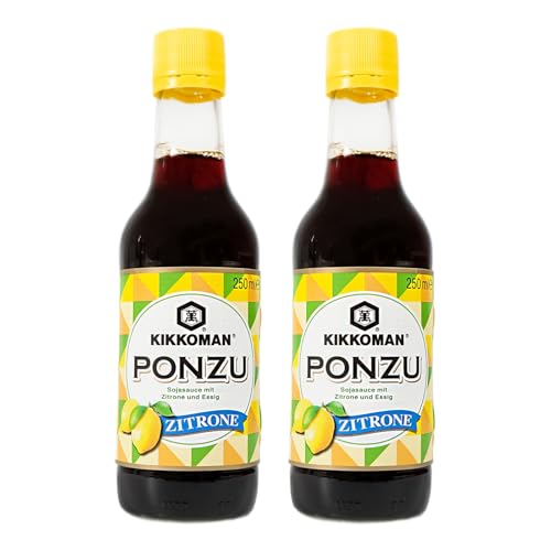 2er Pack (2x250ml) Kikkoman Ponzu Sojasauce mit Zitronengeschmack (Papa Vo®) von Papa Vo