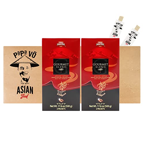 2er Pack (2x500g) Trung Nguyen Gourmet Blend Kaffee gemahlen (Papa Vo®) von Papa Vo