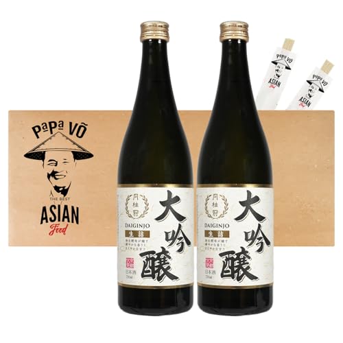 2er Pack (2x720ml) Gekkeikan Daiginjo Nama Tsume Sake 15,5% vol. (Papa Vo®) von Papa Vo