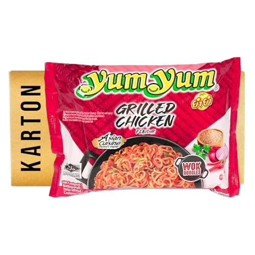 30er Pack (30x70g) Yum Yum Grilled Chicken Instantnudeln von Papa Vo