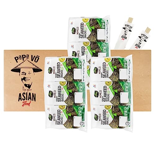 3er Pack Bibigo Crispy Seaweed Wasabi 15g (Papa Vo®) von Papa Vo
