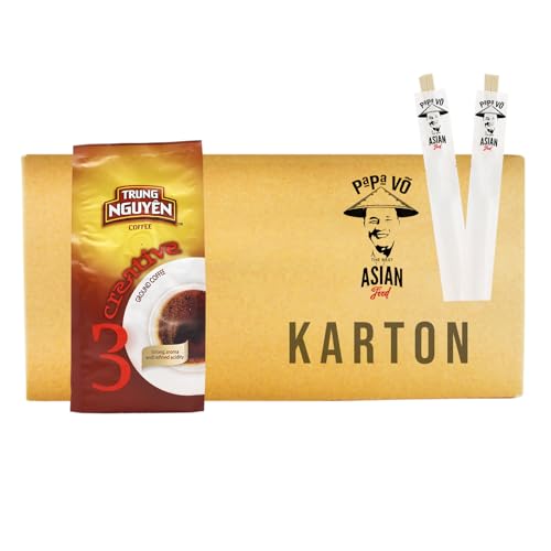 40er Pack (40x250g) Trung Nguyen Creative 3 Vietnam Kaffee Arabica gemahlen (Papa Vo®) von Papa Vo