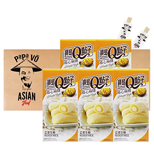 5er Pack (5x150g) He Fong Mango Milk Mochis (Papa Vo ®) von Papa Vo
