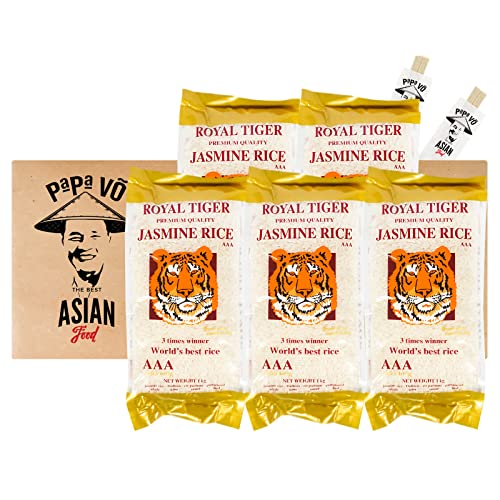 5er Pack (5x1kg) Royal Tiger Jasmin Reis (Papa Vo®) von Papa Vo