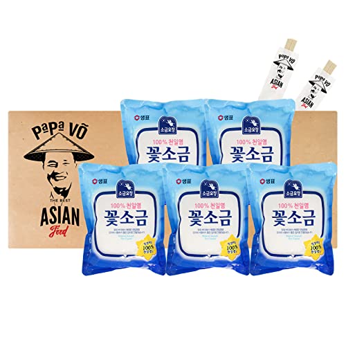 5er Pack (5x1kg) Sempio Koreanisches Meersalz fein Ggotsogeum (Papa Vo®) von Papa Vo