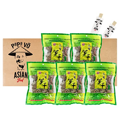 5er Pack (5x250g) Lianfeng Getrocknete Junge Bambussprossen Mang Kho (Papa Vo ®) von Papa Vo