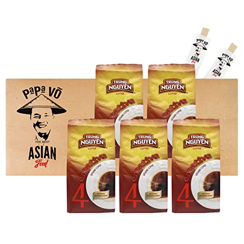 5er Pack (5x250g) Trung Nguyen Creative 4 Vietnam Kaffee gemahlen (Papa Vo®) von Papa Vo