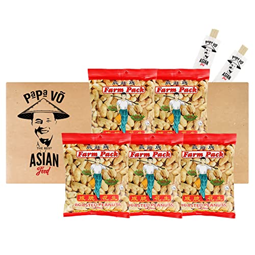 5er Pack (5x300g) Farm Pack Geröstete Erdnüsse (Papa Vo®) von Papa Vo