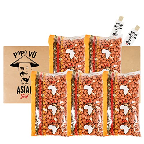 5er Pack (5x800g) A.F.P. Erdnüsse mit Haut (Papa Vo®) von Papa Vo