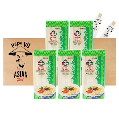 5er Pack (5x907g) Assi Weizennudeln Oriental Style (Udon-Guksu) (Papa Vo®) von Papa Vo