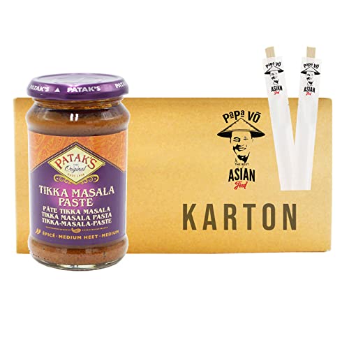6er Pack (6x283g) Patak´s Tikka Masala Paste mittelscharf (Papa Vo®) von Papa Vo