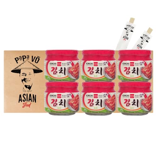 6er Pack (6x410g) Wang Kimchi im Glas (Papa Vo®) von Papa Vo