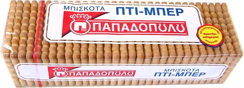 Petit - Beurre, süße Kekse, Papadopoulou, 225gr von Papadopoulos
