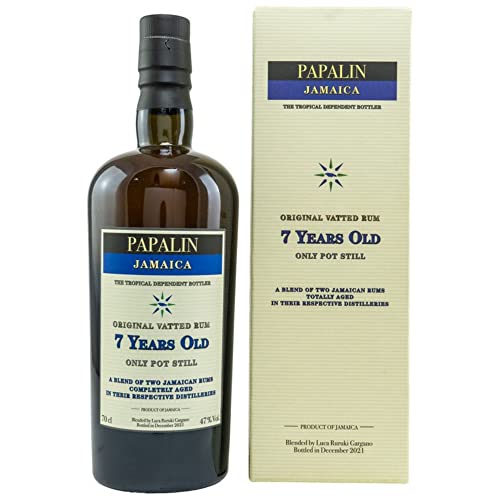 Papalin 7 Years Old Jamaica Pot Still Rum 47% Vol. 0,7l in Geschenkbox Papalin 7 Years Old Jamaica Pot Still Rum 47% Vol. 0,7l in Geschenkbox von Papalin