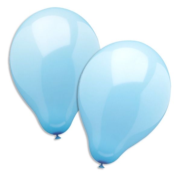 Luftballons in Blau, 10er Pack, 25 cm von Papstar
