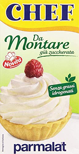 12x Parmalat Chef Da Montare già zuccherata Gebäckprodukt schon gesüßt Sahne für Desserts 500ml Ideal zum Füllen und Dekorieren aller Arten von Desserts ohne hydrierte Fette 12x Parmalat Chef Da Montare già zuccherata Gebäckprodukt schon gesüßt Sahne für Desserts 500ml Ideal zum Füllen und Dekorieren aller Arten von Desserts ohne hydrierte Fette von Parmalat