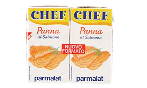 12x Parmalat Panna Chef al Salmone Sahne Kochcreme creme mit Lachs 2x125ml von Parmalat