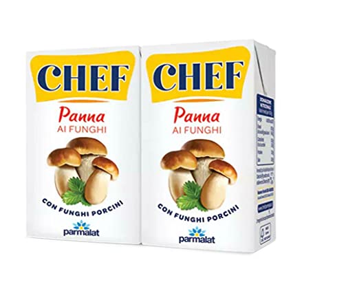 3 x Panna Chef Funghi Porcini Mushrooms Creme Parmalat 2 x 125 ml von Parmalat