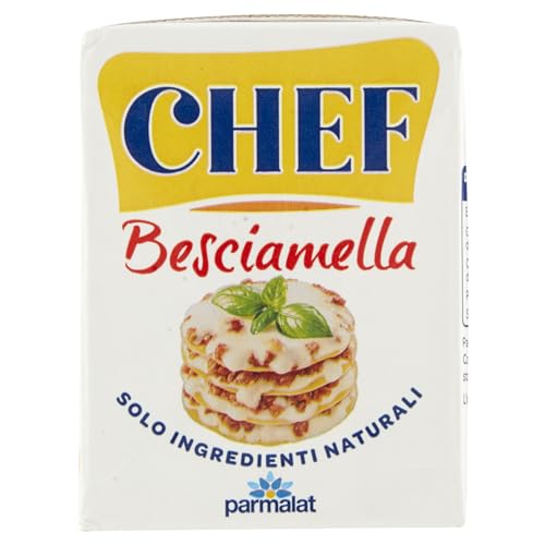 Parmalat Chef Besciamella Klassisches Bechamel Sauce zum Kochen 200ml natürliche Zutaten bereit zum Kochen von Parmalat