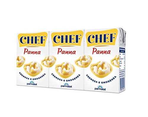 Parmalat Panna chef Sahne per cucinare Kochcreme creme fur Koch 3x 125 ml von Parmalat