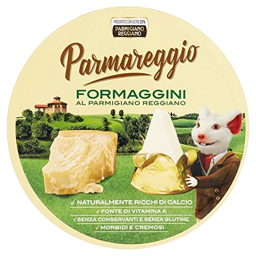 3x Parmareggio 8 Formaggini al Parmigiano Reggiano mit Parmesan streichfähiger Käse reich Kalzium 140g 3x Parmareggio 8 Formaggini al Parmigiano Reggiano mit Parmesan streichfähiger Käse reich Kalzium 140g von Parmareggio