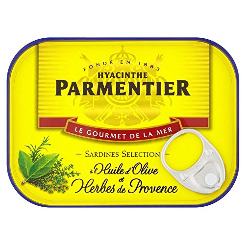 Parmentier Sardinen in Olivenöl mit Kräutern der Provence (135g) - Packung mit 6 von Parmentier