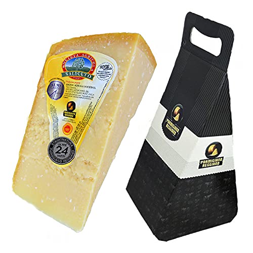 Parmigiano Reggiano DOP "Saliceto" vom Hügel, erster Qualität, 24 Monate kg 1 + Geschenkbox von Parmigiano Reggiano PDO