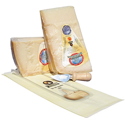 Parmigiano Reggiano DOP vom Hügel, erster Qualität, 24 Monate, kg 1 Messer für Käse einem Frischhaltebeutel Parmigiano Reggiano DOP vom Hügel, erster Qualität, 24 Monate, kg 1 Messer für Käse einem Frischhaltebeutel von Parmigiano Reggiano PDO