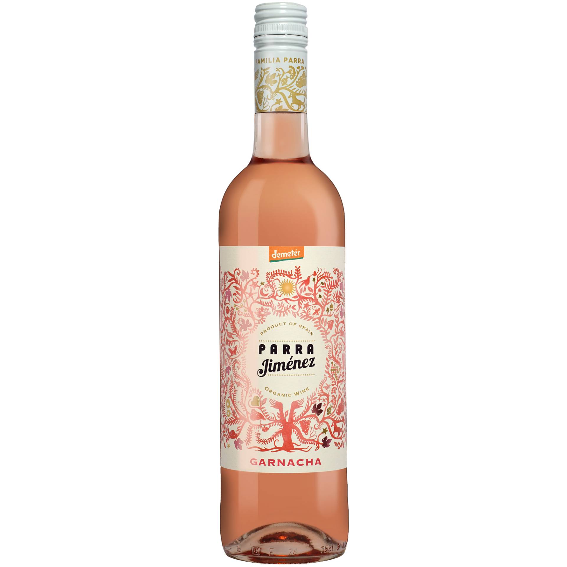 Parra Jiménez Irjimpa Garnacha Rosado 2024 0.75L 12.5% Vol. Roséwein Trocken aus Spanien Parra Jiménez Irjimpa Garnacha Rosado 2024 0.75L 12.5% Vol. Roséwein Trocken aus Spanien von Parra Jiménez