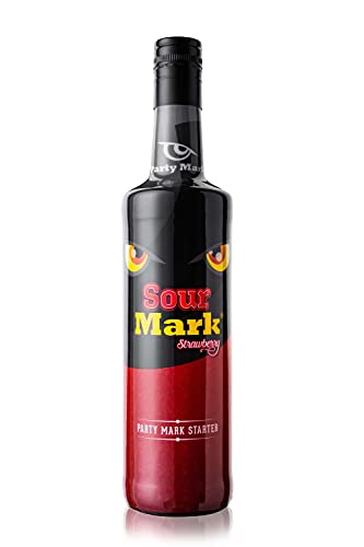 Strawberry Mark – perfekt als Shot | Erdbeere küsst Wodka-sauer | fruchtig & frisch | Erdbeer Geschmack | Party Mark Starter - 16% - (1x 0.7 L) von Party Mark Starter