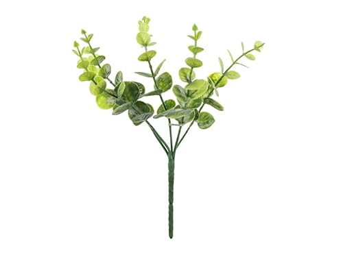 Künstlicher Eukalyptuszweig – 27 cm – Grünes Mini-Zweigbündel für DIY, Hochzeit, Kränze & Tischdeko Künstlicher Eukalyptuszweig – 27 cm – Grünes Mini-Zweigbündel für DIY, Hochzeit, Kränze & Tischdeko von PartyDeco